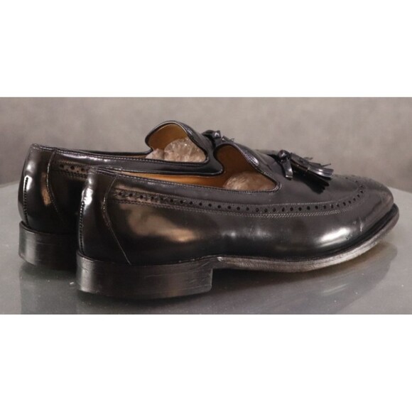 Johnston & Murphy Aristocraft Men\'s Wingtip Tassel Loafer Shoes Sz 9.5 C Leather main image 11